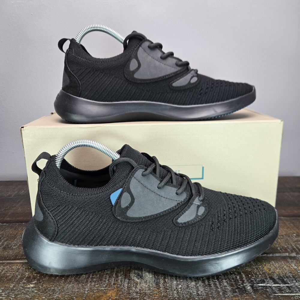 Vessi Everyday Move Sneaker Womens Size 9 Waterproof Shoes Onyx Black Black